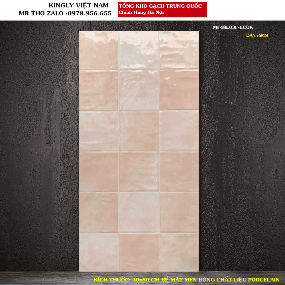 Gạch ốp tường 40x80 Trung Quốc MF48L03F